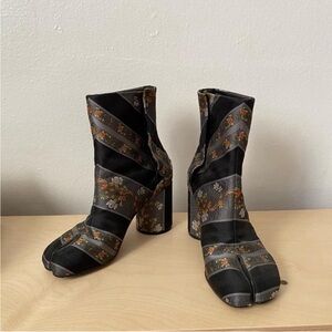Maison Margiela Black Tabi Heeled Boots